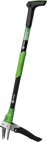 vounot® Désherbeur Manuel Longueur 100cm en Acier Inoxydable Extracteur de Mauvaises Herbes Outil de Désherbage Solide Longue Manche Idéal pour Jardin Pelouse