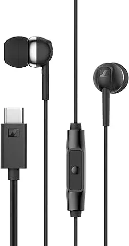 Sennheiser CX 80U - Écouteurs Intra-Auriculaires avec télécommande intégrée - Noir