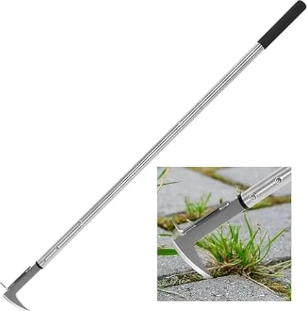 Couteau désherbeur Manuel,désherbeur à Manche Long,138-105-69cm réglable,Outil Désherbage pour Jardin，désherbeur Ergonomique