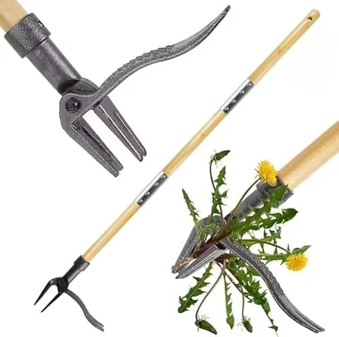 auvstar Désherbeur Manuel,1.3m Long Manche Arrache Mauvaise Herbe