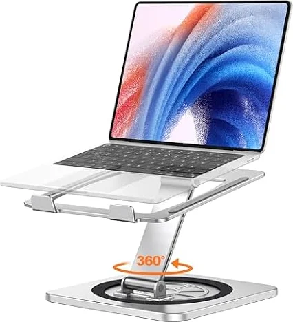 EOIWUY Support Ordinateur Portable Rotation 360°,Support PC Portable Bureau