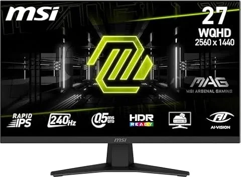 MSI MAG 274QF X24 Écran Gaming 27" WQHD