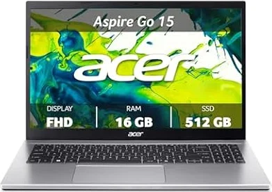 Acer Aspire Go 15 | PC Portatile | 15.6" | Ryzen 5 | 16GB | 512 GB