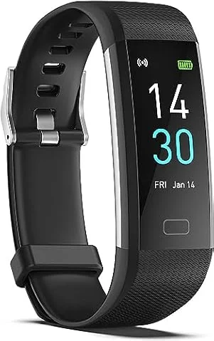 Septoui Montre Connectée Femme Homme, Montre Sport Podomètre Fitness Tracker d'Activité Sommeil Fréquence Cardiaque Tension Artérielle SpO2 Calories Smartwatch IP68 Etanche Bracelet Connecté