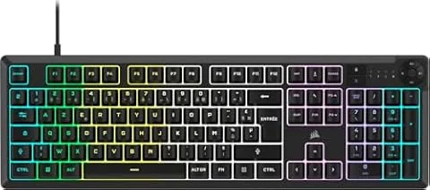 Corsair K55 Core RGB Clavier de Jeu Filaire à Membrane (AZERTY FR) – Noir