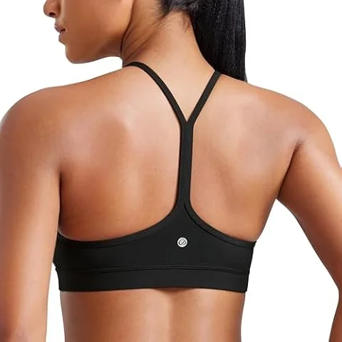 CRZ YOGA Butterluxe Soutien-Gorge de Sport Y Dos Noir M