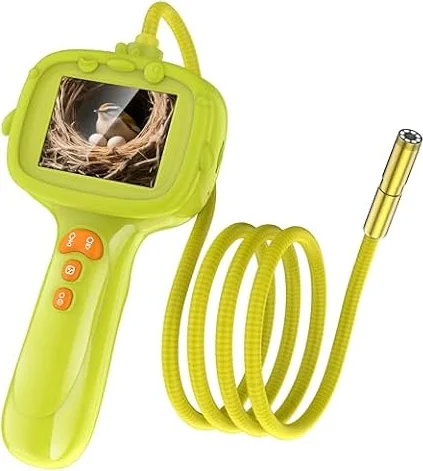 Endoscope pour Enfants avec lumière, caméra Serpent Endoscope Unique, Jouets scientifiques éducatifs pour Cadeaux de Noël et d'anniversaire pour garçons et Filles de 3, 4, 5, 6, 7, 8, 9 et 10 Ans