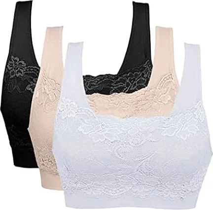 Litthing Brassière Femme Soutien Gorge Dentelle sans Armature pour Sport