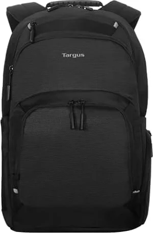 Targus Sac à dos pour ordinateur portable de 15 à 16", capacité de 25 L, multi-poches, résistant à l'eau, noir