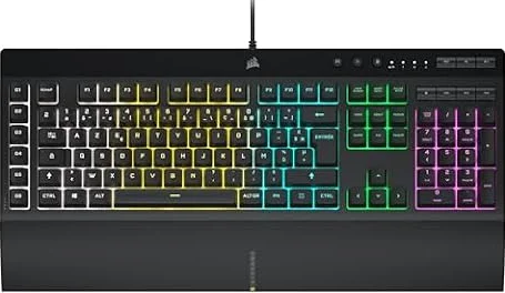 Corsair K55 RGB Pro Clavier de Jeu Filaire à Membrane (AZERTY FR) – Noir