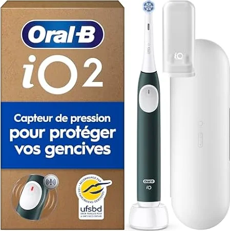 Oral-B Brosse à Dents Electrique iO 2 avec 1 Brossette, Vert Forêt