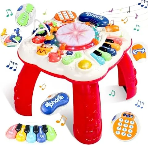 Jouet Bebe 1 an, Table d'activité Bébé Jouet Enfant 1 2 Ans, Jeux Bebe 1 an