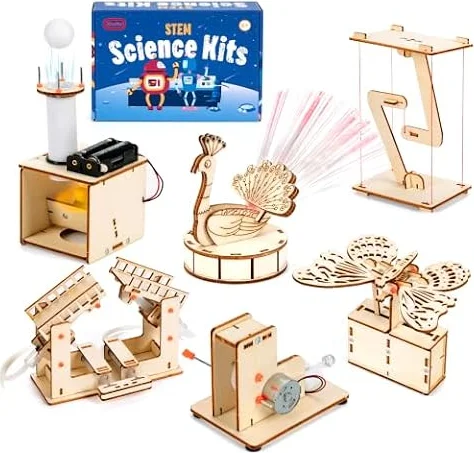 Expériences 6 en 1 pour Les Enfants de 8+ Ans, Jouets STEM pour Enfants