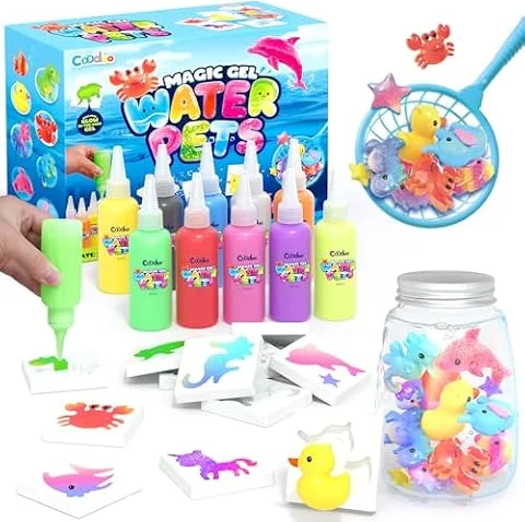 Coodoo Aqua Gelz Set, Magique Activité Manuelle Enfant, Cadeau Fille Jouet