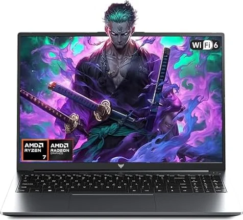 Tivique 16" PC Portable Gaming - Processeur Ryzen 7 H255 (Jusqu'à 4.9 GHz)