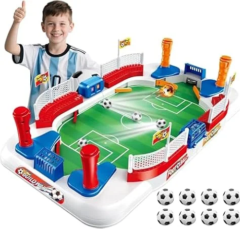 Baby-Foot Enfant Cadeau Garçon 4 5 6 7 8 Ans Jouet Football Intérieur